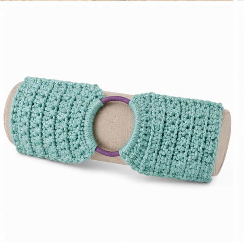Diadema a Crochet con goma elástica, cinta para el pelo