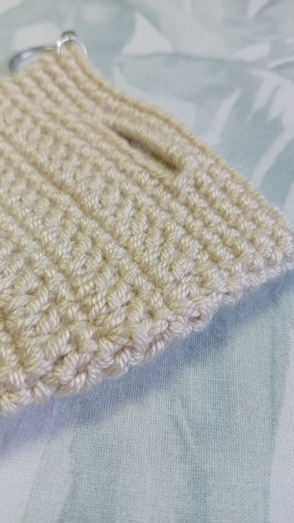 Colgante Decorativo, llavero, cesta, bolsito, tejido a Crochet