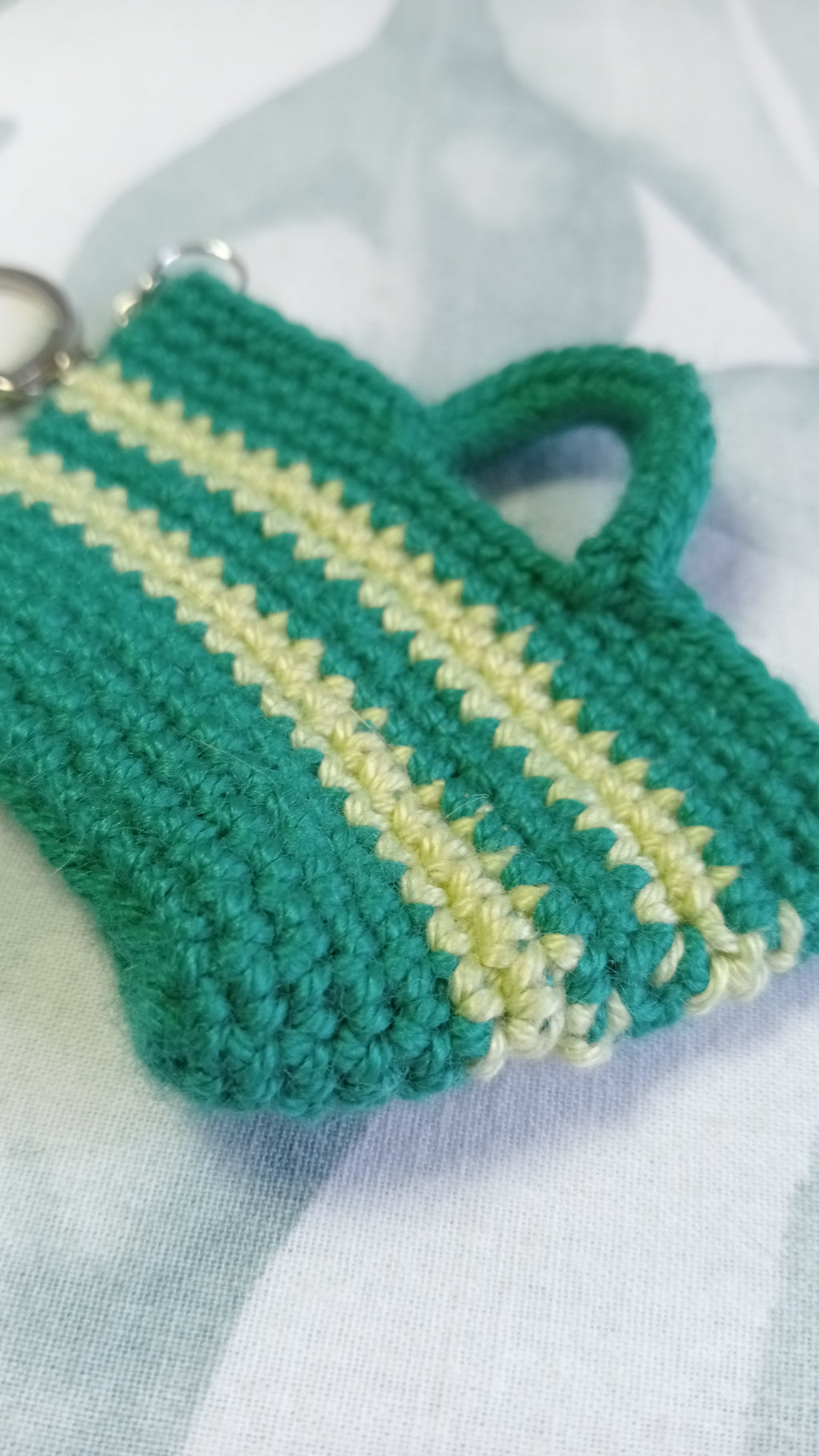 Colgante Decorativo, Llavero, Bolso Cesto,  Tejido a Crochet