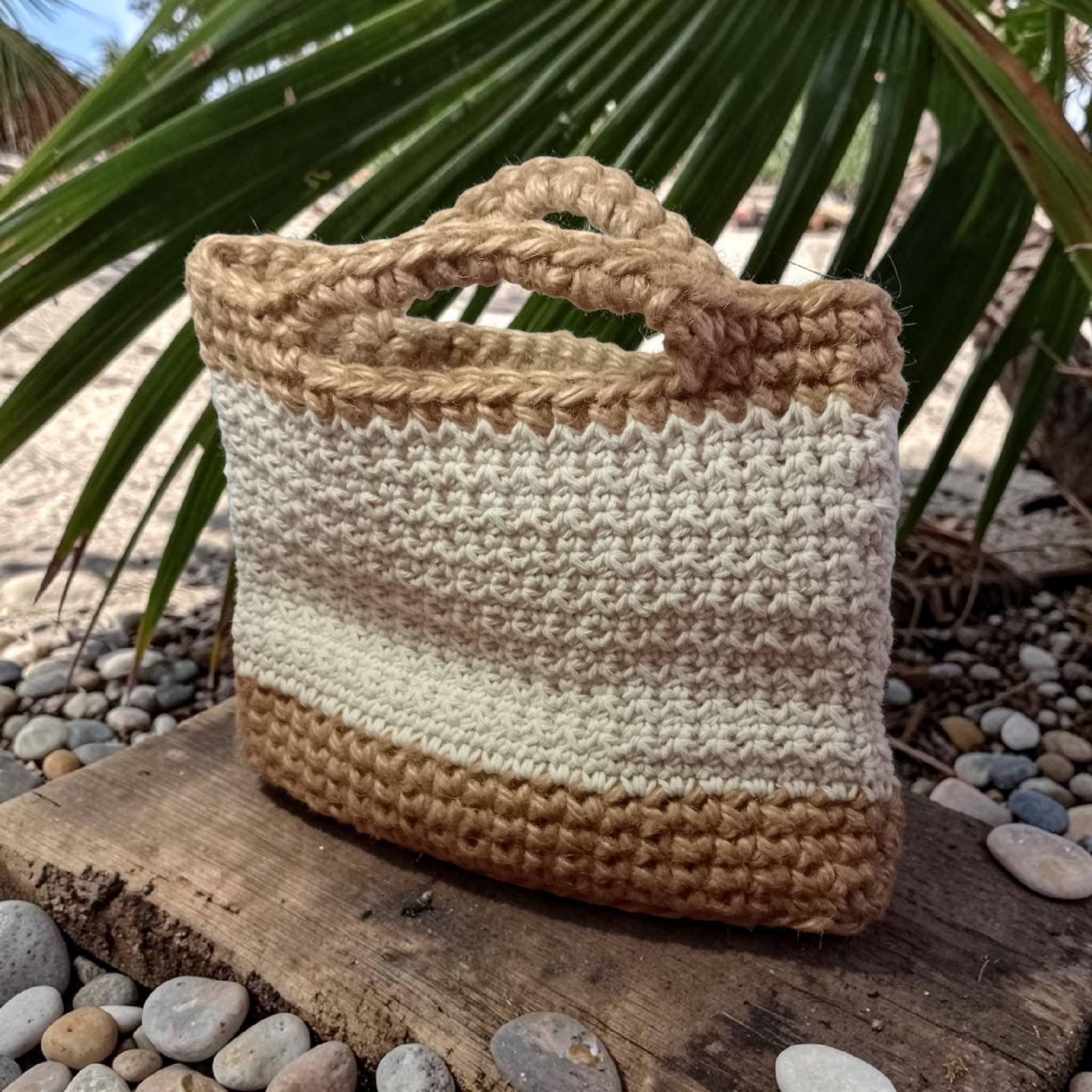 Bolso Boho de verano, Tejido a Crochet,Bolso de mano