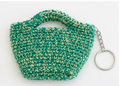 Colgante Decorativo, llavero, cesta, bolsito, tejido a Crochet