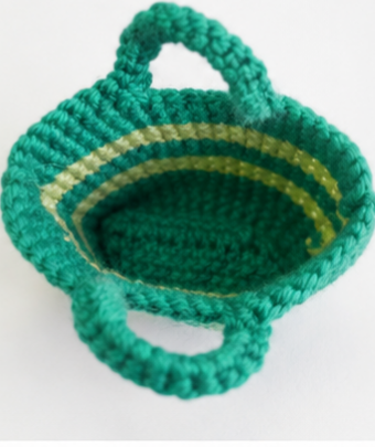 Decorative Pendant, Keychain, Basket Bag, Crocheted